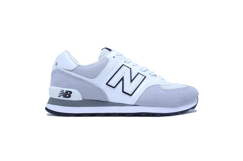 Tenis New Balance 574v2 - masculino - branco+cinza - Tênis